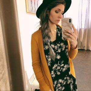Mustard Mossimo Cardigan